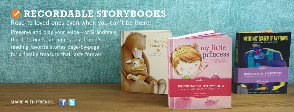 Recordable Storybooks Available in Limited Quantities